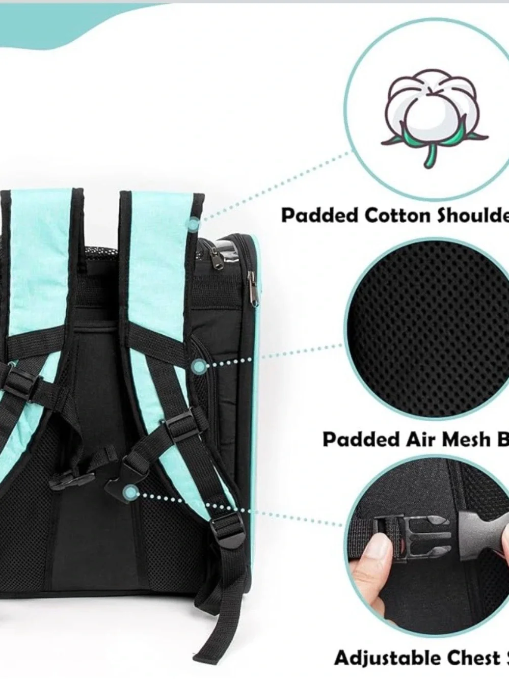 GAPZER Cat Backpack Carrier, Expandable Pet Carrier Backpack for Cats and Dogs